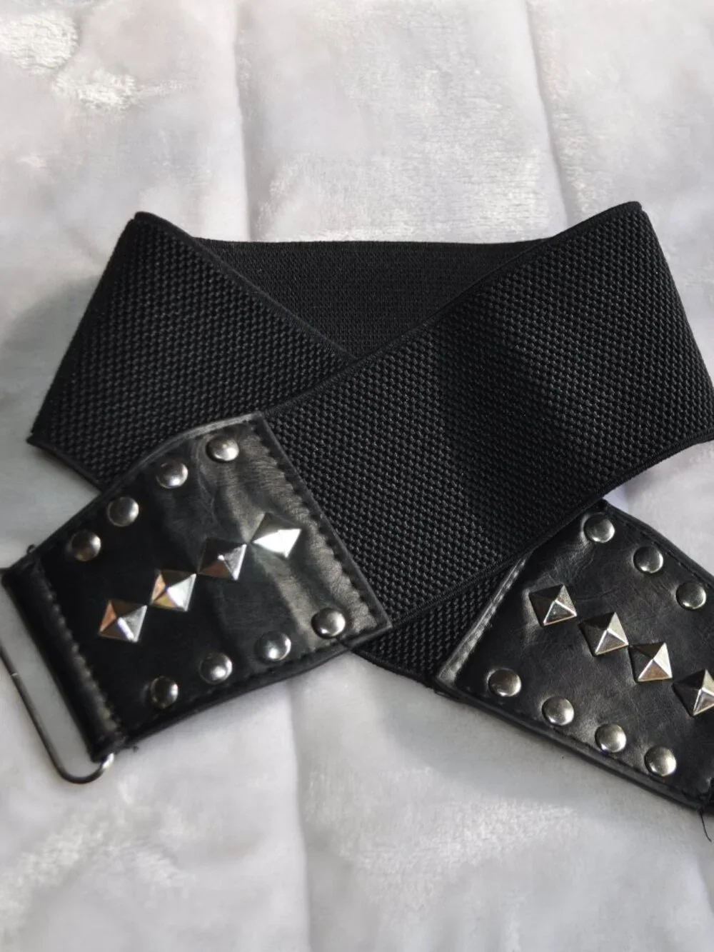 Women's Belt retro vintage Punk Style Stretchy Cinch Belt 3 Inch Wide High Waist